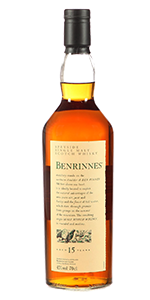 Benrinnes 15 Flora & Fauna Series Single Malt. Image courtesy Diageo. 