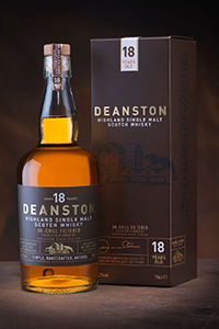 Deanston 18 Years Old Single Malt. Image courtesy Burn Stewart Distillers.