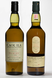 The Lagavulin & Caol Ila Feis Ile festival bottlings for 2015. Images courtesy Diageo. 