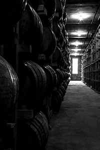 A Bourbon warehouse at Kentucky's Buffalo Trace Distillery. Photo ©2015 by Mark Gillespie.