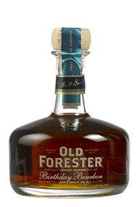 Old Forester Birthday Bourbon 2015 Edition, Image courtesy Old Forester/Brown-Forman. 