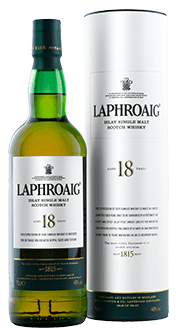Laphroaig 18 Single Malt Scotch Whisky. Image courtesy Beam Suntory.