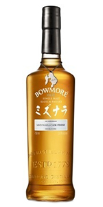 Bowmore Mizunara Cask Finish. Image courtesy Bowmore/Beam Suntory.