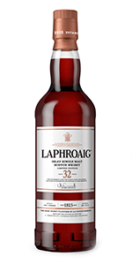 Laphroaig 32-Year-Old Islay Single Malt. Image courtesy Beam Suntory.