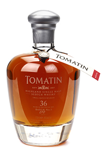 Tomatin 36 Years Old Single Malt Scotch. Image courtesy Tomatin. 