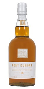 The Port Dundas 18 Year Old Single Grain Scotch Whisky. Image courtesy Diageo. 