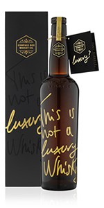 Compass Box's "This Is Not a Luxury Whisky". Image courtesy Compass Box.