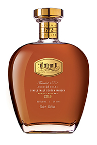 Littlemill 25 Private Cellar Edition 2015 Release. Image courtesy Loch Lomond Group. 