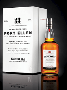 Diageo's Port Ellen 33 Year Old Travel Retail release. Image courtesy Diageo.