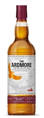 Ardmore Port Wood Finish Scotch Whisky. Image courtesy Beam Suntory. 