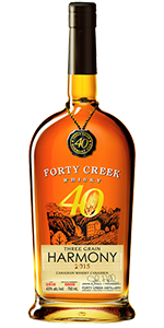 Forty Creek Three Grain Harmony. Image courtesy Forty Creek Distillery. 