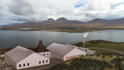 An architect's rendering of the proposed Ardnahoe Distillery on Islay. Image courtesy Hunter Laing & Co.