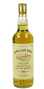 Gordon & MacPhail 1982 Dallas Dhu. Image courtesy Gordon & MacPhail.