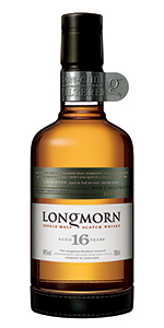 Longmorn 16 Year Old Single Malt Scotch Whisky. Image courtesy Chivas Brothers. 