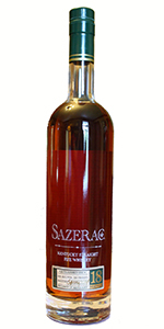 Sazerac Rye 18 2015 Edition. Image courtesy Buffalo Trace.