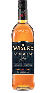 J.P. Wiser's Double Still Rye Whisky. Image courtesy Corby Distillers. 