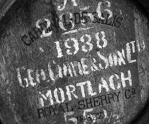 This 1938 Mortlach cask produced the Gordon & MacPhail 70-year-old Mortlach released in 2010. Photo ©2010 by Mark Gillespie.
