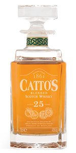 Catto's 25 Blended Scotch Whisky. Image courtesy International Beverage. 