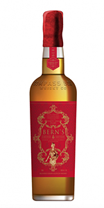 Compass Box Bern's Limited Edition 2015 Blended Grain Scotch Whisky. Image courtesy Compass Box/Bern's. 