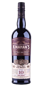 Kinahan's Single Malt Irish Whiskey. Image courtesy Kinahan's Irish Whiskey Co./The Winebow Group.