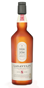 Lagavulin 8-year-old Islay Single Malt Scotch Whisky. Image courtesy Diageo.