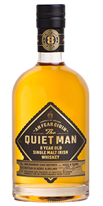 The Quiet Man Single Malt Irish Whiskey. Image courtesy Niche Drinks/Luxco. 