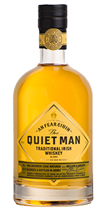 The Quiet Man Traditional Irish Whiskey. Image courtesy Niche Drinks/Luxco. 