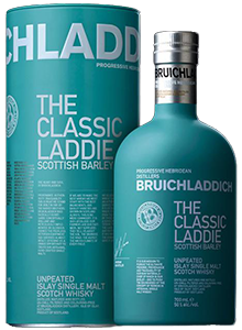 Bruichladdich's The Classic Laddie whisky. Image courtesy Bruichladdich.