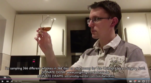 One of Ben Bowers's "A Dram a Day" videos. Image courtesy YouTube. 