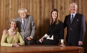 The Last Drop team of Rebecca Jago (from left), Tom Jago, Beanie Espey, and James Espey. Photo courtesy Last Drop Distillers. 