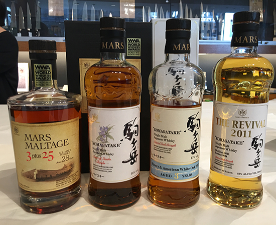 Part of the Mars Whisky range from Hombo Shizu. Photo ©2016 by Mark Gillespie.