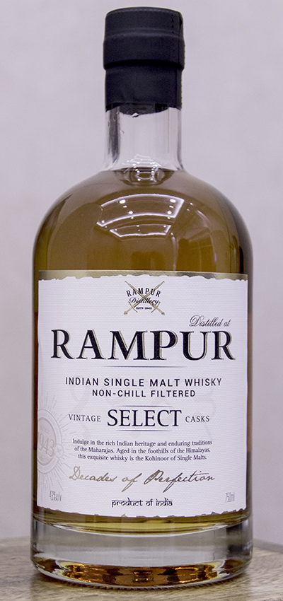 Rampur Indian Single Malt Whisky. Photo ©2016, Mark Gillespie. 