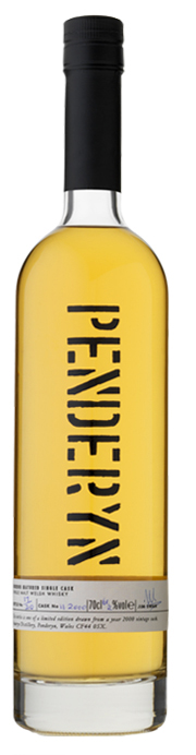 Penderyn Cask Strength Welsh Single Malt Whisky. Image courtesy The Welsh Whisky Company.