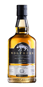 Wolfburn Single Malt Scotch Whisky. Image courtesy Wolfburn Distillery.