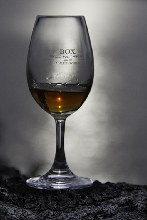 A glass of Box single malt whisky from Sweden. Photo ©2016, Mark Gillespie/CaskStrength Media.