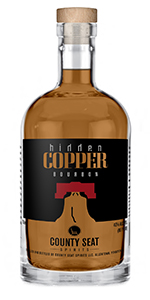 Hidden Copper Bourbon. Image courtesy County Seat Spirits. 
