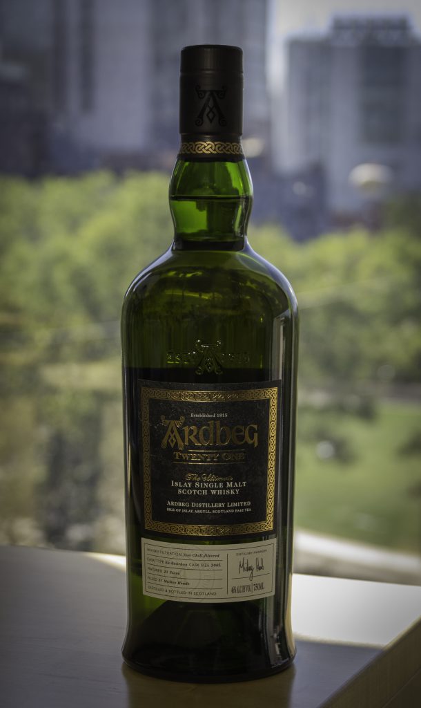 The Ardbeg 21 Islay Single Malt Scotch Whisky. Photo ©2016, Mark Gillespie, CaskStrength Media. 