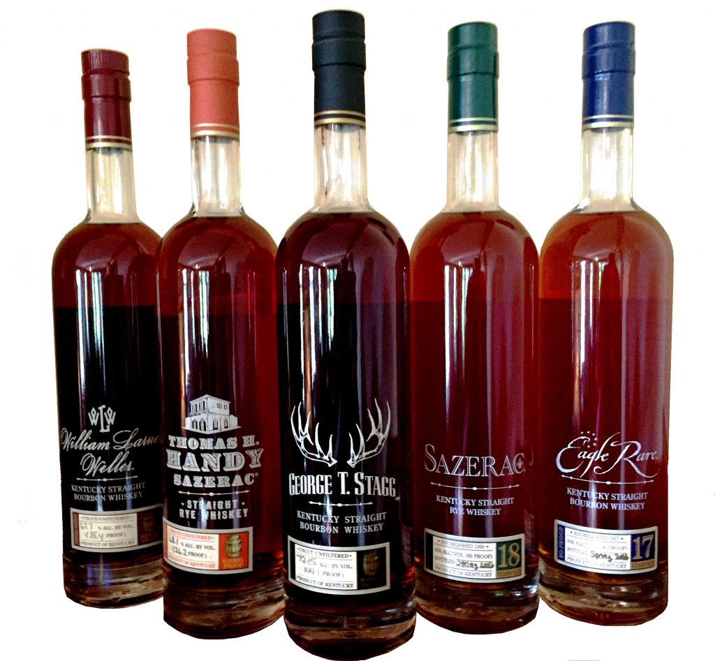 Buffalo Trace's 2016 Antique Collection. Image courtesy Buffalo Trace. 