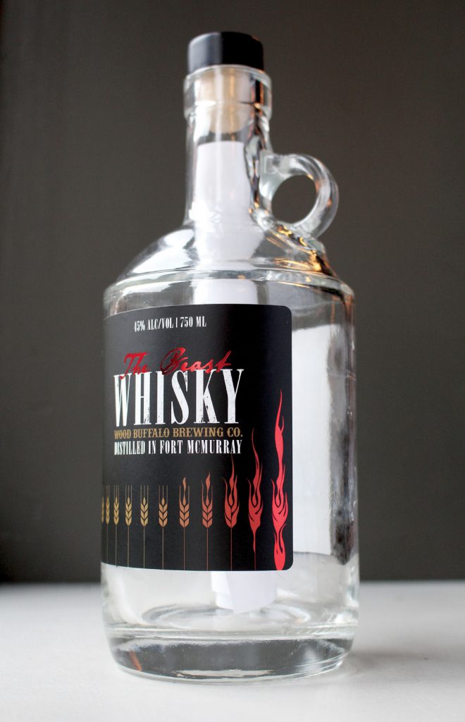 Wood Buffalo Brewing's "The Beast" whisky. Image courtesy Wood Buffalo Brewing Company. 
