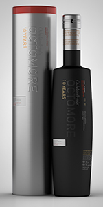 Bruichladdich Octomore 10 Second Limited Edition. Image courtesy Bruichladdich.