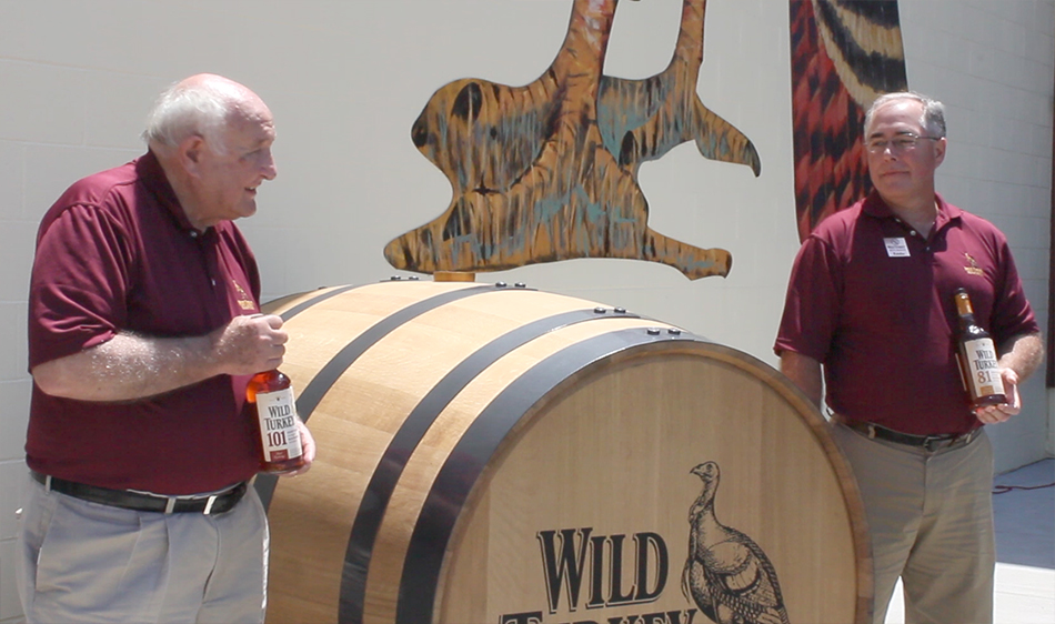 Wild Turkey's Jimmy and Eddie Russell at the opening of the new Wild Turkey Distillery in June, 2011.
