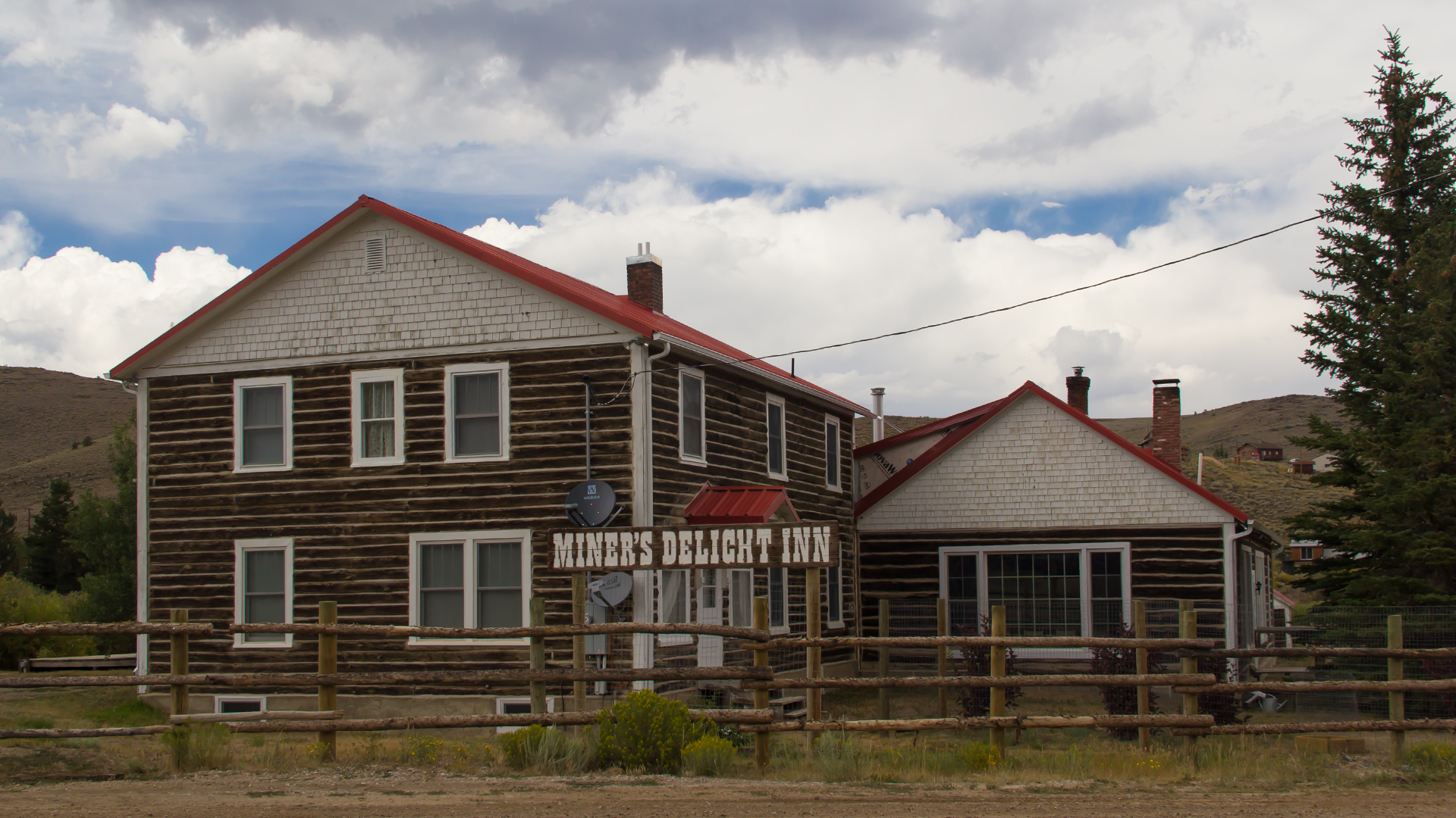 The Miner's Delight Inn in Atlantic City, Wyoming. Image ©2013 by Mark Gillespie.