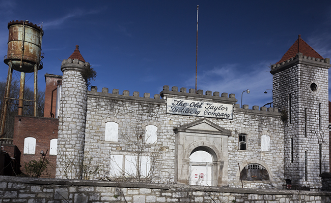 The Old Taylor Distillery site in March, 2012. Photo ©2012 by Mark Gillespie.