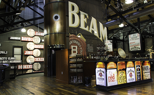 The Jim Beam American Stillhouse visitors center in Clermont, Kentucky. Photo ©2012 by Mark Gillespie.