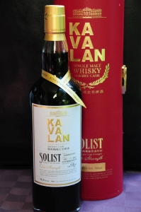 The Kavalan Solist single cask bottling for "Drink Fun" that won Supreme Champion honors in the 2016 Malt Maniacs Awards. Photo courtesy Malt Maniacs.