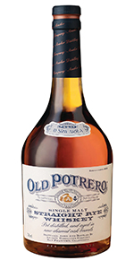 Old Potrero Single Malt Straight Rye Whiskey. Image courtesy Anchor Distilling.