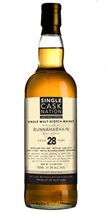 Single Cask Nation's Bunnahabahain 28 Cask #7403. Image courtesy Jewish Whisky Company.