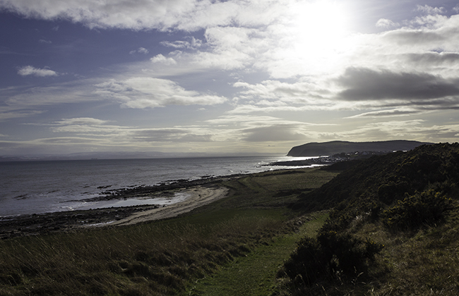 The shore of Scotland's Dornoch Firth. Photo ©2012, Mark Gillespie/CaskStrength Media.
