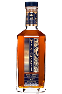 Method and Madness Single Grain 31 Years Old Irish Whiskey. Image courtesy Irish Distillers Pernod Ricard.