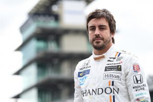 2-time F1 World Champion Fernando Alonso at today's test session for the Indianapolis 500 at Indianapolis Motor Speedway on May 28, 2017. IMS photo by Chris Owens.